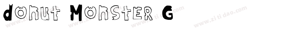 Donut Monster G字体转换